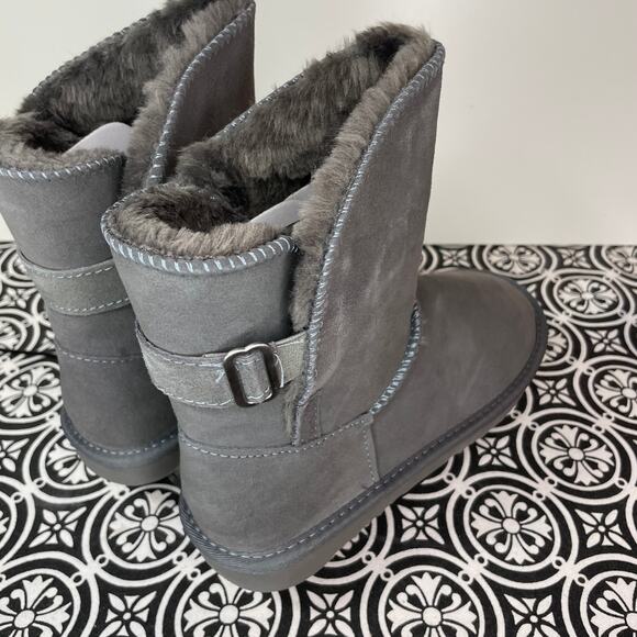 Style & Co Teenyy Cold-Weather Booties grey 10M - Picture 3 of 10